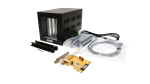 EXSYS EX-1012 v&auml;line 4 PCI pesaga laienduskast, PCIe x1 hostkaart