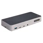 StarTech.com USB-C kolme monitori dokkimisjaam - HDMI/DP kolmekordne 4k USB-C dokk - 5x USB jaotur - GbE - 100W PD - universaalne mitme monitori dokkimisjaam - &uuml;hilduv Thunderbolt 3/4-ga