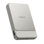 Belkin UltraCharge Pro Slim BPD022HQSA magnetiga Qi2 akupank, 10000 mAh, 25 W, USB-C