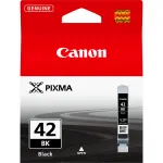 Canon CLI-42BK must tindikassett, standardtootlikkus, fotomust, v&auml;rvip&otilde;hine tint, 1 tk, 900 lehek&uuml;lge