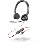 Peakomplekt HP POLY 3325 juhtmega peakomplekt k&otilde;nede ja muusika jaoks, supraauraalne, 20&ndash;20000 Hz, 130 g, USB Type-A, must