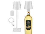 Beper P201UTP119 laetav LED-laualamp, 1,5 W, puutel&uuml;liti, h&auml;mardatav, 33 mm pudeliadapter, veekindel, h&otilde;bedane