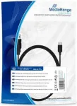 Audio kaabel MediaRange MRCS189 1.5m 3.5mm Must