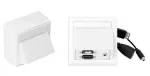 Vivolink WI221260 pistikupesa HDMI + USB A + 3,5 mm valge