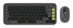 Klaviatuur Logitech POP Icon Combo Mini juhtmevaba Bluetooth QWERTZ saksa