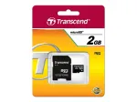 Flash Card Transcend 2GB MicroSD TS2GUSD