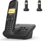 Analoog-DECT telefon Gigaset A270A helistaja ID-ga juhtmeta telefonitoru must