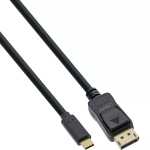 USB-kuvakaabel InLine 64121 USB-C isane DisplayPort isasele 1m