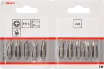 Kruvikeeramisotsik Bosch 2607001512 ekstra k&otilde;va 10 tk PH 2 25 mm