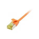 patch-kaabel RJ45, CAT6A 500 MHz, 0,15 m, oranž, U/FTP, &otilde;huke &uuml;mmargune d=3,8 mm, TPE/LSZH (Superflex), AWG32, Cat.7 toorkaardiga, Synergy 21 (S217360V3)