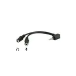 ROLINE Headsetadapter - 4-poliger Mini-Stecker m&auml;nnlich zu mini-phone stereo 3.5 mm weiblich