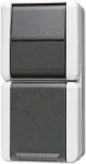 Pistikupesa JUNG 876 W, &uuml;hekordne, 250 V 16 A, valge, 75&times;58&times;151 mm