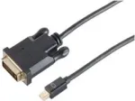 Video kaabli adapter Mini DisplayPort DVI-D ShiverPeaks BS10-55035