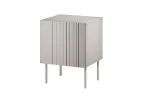 &Ouml;&ouml;kapp Cama Meble ISLA 44,5x40x59 cm, ka&scaron;miirne matt, MDF ja puitlaastplaat, komplekt 2 tk