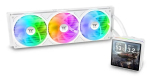 K&otilde;ik-&uuml;hes vedelikjahuti Thermaltake TH360 V3 Ultra ARGB &mdash; 3x 120 mm ventilaatorid, 500&ndash;2500 RPM, 12 V, valge