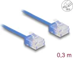DeLOCK RJ45 Cat.6 UTP v&otilde;rgukaabel 0,3 m sinine
