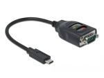 Adapter USB USB-C to 1 x Serial RS-232 DB9 DeLOCK 64038