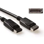 ACT 1 meeter DisplayPort-kaabel isane - isane, toitepin 20 &uuml;hendatud
