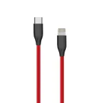 Silikoonkaabel USB Type C - Lightning, 1 m (punane)