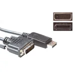 ACT &uuml;leminekukaabel DisplayPort isane &ndash; DVI isane 3,00 m