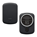 Akupank LAUT PW02 5000 mAh juhtmevaba laadimine must
