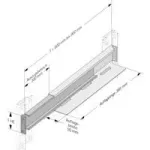 APRA apraNET - Rack-Schiene - 48.3 cm (19)