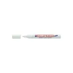 Permanent Marker Edding 8050 Bullet Tip Valge 1 pc
