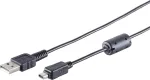 USB 2.0 A &ndash; Mini 2.0 12-kontaktiline kaabel ShiverPeaks 1,5 m (mudel 77372)