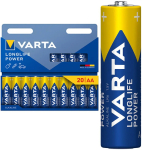 Varta Longlife Power Mignon AA LR6 leelispatalareid, 20 tk