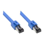 GoodConnections RNS&reg; Patch-kaabel Cat. 8.1, S/FTP, PiMF, LSZH, 2000MHz, 40Gbit/s, Sinine, 0,5m