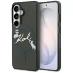 Karl Lagerfeld IML KC Script MagSafe &uuml;mbris Samsung Galaxy S26 jaoks, must