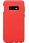 Evelatus Samsung Galaxy S10e Nano Silicone Case Soft Touch TPU Red