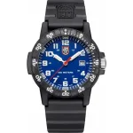 Luminox meeste XS.0323.L 44 mm &Scaron;veitsi kvartskell sinise sihverplaadi ja musta kummirihmaga