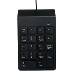Numbriklaviatuur GEMBIRD KPD-U-03 USB 18 klahviga k&auml;&auml;rikuna, 1,45 m kaabel, must