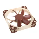 Noctua NF-S12A FLX korpuse ventilaator, 120 mm, 12 V, 3-kontaktne, 700&ndash;1200 p/min, 107,5 m&sup3;/h, 7,4&ndash;17,8 dB, SSO2 laager, pruun