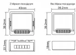 OXT Mini Smart Dimmer Module 2 Channels WiFi TUYA T226