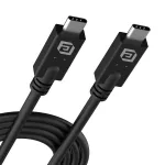 USB 40Gbps USB-C kaabel Akasa AK-CBUB67-10BK, 1 m, kiire andmeedastus