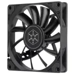 SilverStone SST-AS90B Air Slimmer 90 &otilde;huke korpuse ventilaator, 92 mm, 500&ndash;2500 p/min, 11,3&ndash;32 dB, must