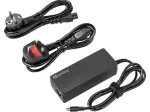 SANDBERG USB-C AC Charger PD100W EU+UK - 100W USB-C Power Delivery seinadapter, vahetatavad EU/UK pistikud, must