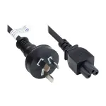 GoodConnections AC-toitekaabel - Austraalia pistik IEC C5 ristikulehele, 1,8 m, must