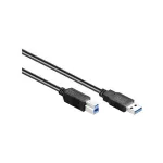 Good Connections USB 3.0 kaabel A&ndash;B, must, 1 m (2710-S01)