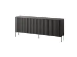 Cama Meble VERA kummut 190x40x80 cm, matt must