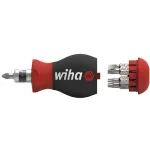 Wiha Stubby Bit-kruvikeeraja 8-osaline sisekuuskant, v&auml;liskuuskant, Phillips Phillips, Phillips Pozidriv, pilu, TORX (43613)