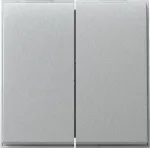 Gira TX44 2-kohaline klahvkatte, alumiinium 329565