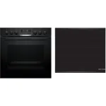 Bosch HEG578BB4 + NVQ645CB6E toiduvalmistusseadmete komplekt Induktsioonpliit Elektriline