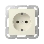 Gira System 55 SCHUKO Pistikupesa Kreemvalge (418801)