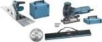 Makita saekomplekt MEU029J (SP6000J + 4351FCTJ) - uputussae ja pendelk&auml;iguga tikksaag, sinine/must