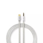 Audio kaabel Nedis CCTB65940AL10 1m USB C to 3.5mm Aluminium