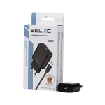 Laadija Beline Beli02176 30W USB-C koos USB-C kaabliga, must
