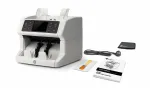 Safescan 2850 rahaloendur v&otilde;ltsingutuvastusega (UV, magnet, suurus), 1500 rahat&auml;hte/min, puuteekraan, valge
